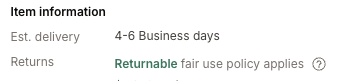 Green tick indicator